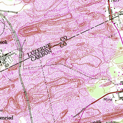 United States Geological Survey Hazleton, PA (1947, 24000-Scale) digital map