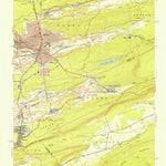 United States Geological Survey Hazleton, PA (1950, 24000-Scale) digital map