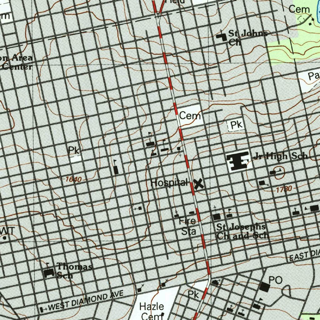 Hazleton, PA (1995, 24000-Scale) Map by United States Geological Survey ...