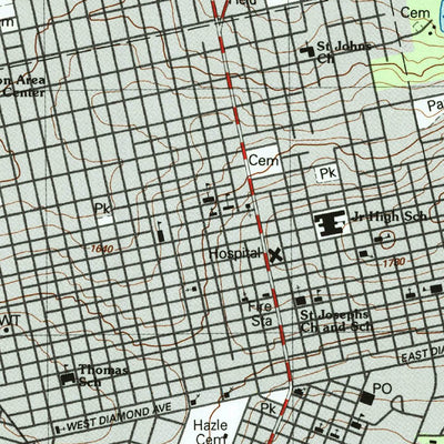 United States Geological Survey Hazleton, PA (1995, 24000-Scale) digital map