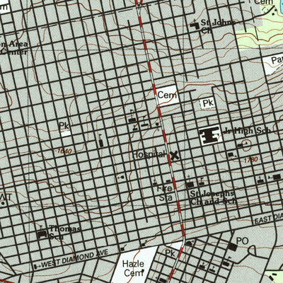 United States Geological Survey Hazleton, PA (1997, 24000-Scale) digital map