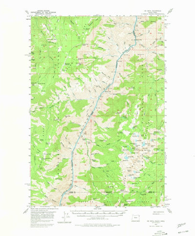 United States Geological Survey He Devil, ID-OR (1957, 62500-Scale) digital map