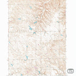 United States Geological Survey Head Of Butch Creek, SD (1951, 24000-Scale) digital map