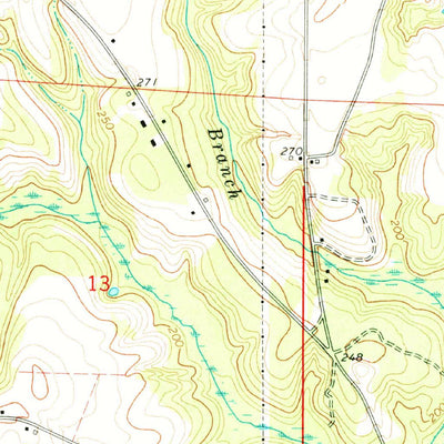 United States Geological Survey Headland, AL (1969, 24000-Scale) digital map