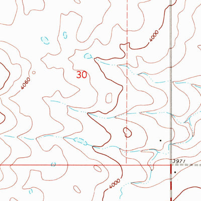 United States Geological Survey Headlight Butte NE, MT (1968, 24000-Scale) digital map