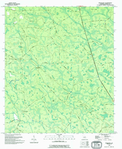 United States Geological Survey Headlight, GA (1994, 24000-Scale) digital map