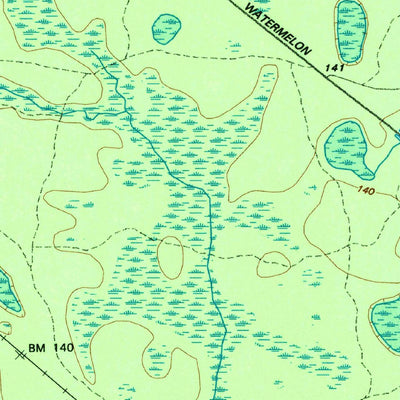 United States Geological Survey Headlight, GA (1994, 24000-Scale) digital map