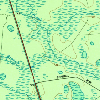 United States Geological Survey Headlight, GA (1994, 24000-Scale) digital map