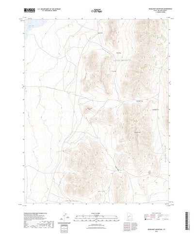 United States Geological Survey Headlight Mountain, UT (2023, 24000-Scale) digital map