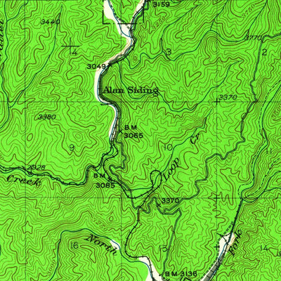 United States Geological Survey Headquarters, ID (1938, 62500-Scale) digital map