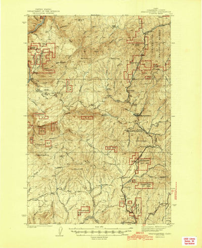 United States Geological Survey Headquarters, ID (1944, 62500-Scale) digital map
