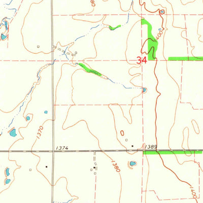 United States Geological Survey Headrick, OK (1964, 24000-Scale) digital map