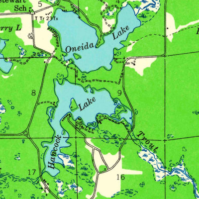 United States Geological Survey Heafford Junct, WI (1939, 48000-Scale) digital map
