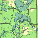 United States Geological Survey Heafford Junct, WI (1942, 48000-Scale) digital map