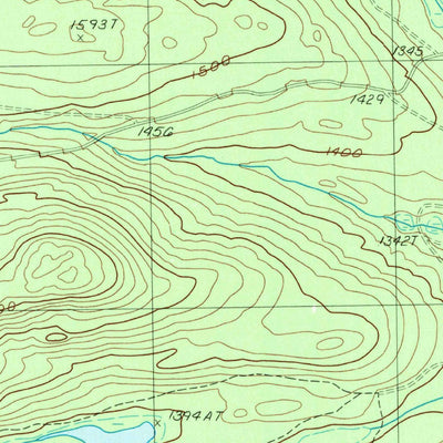 United States Geological Survey Heald Pond, ME (1989, 24000-Scale) digital map