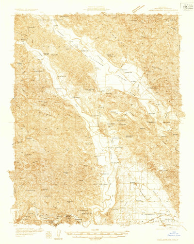 United States Geological Survey Healdsburg, CA (1933, 48000-Scale) digital map