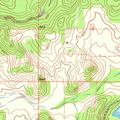 United States Geological Survey Healdton SE, OK (1969, 24000-Scale) digital map