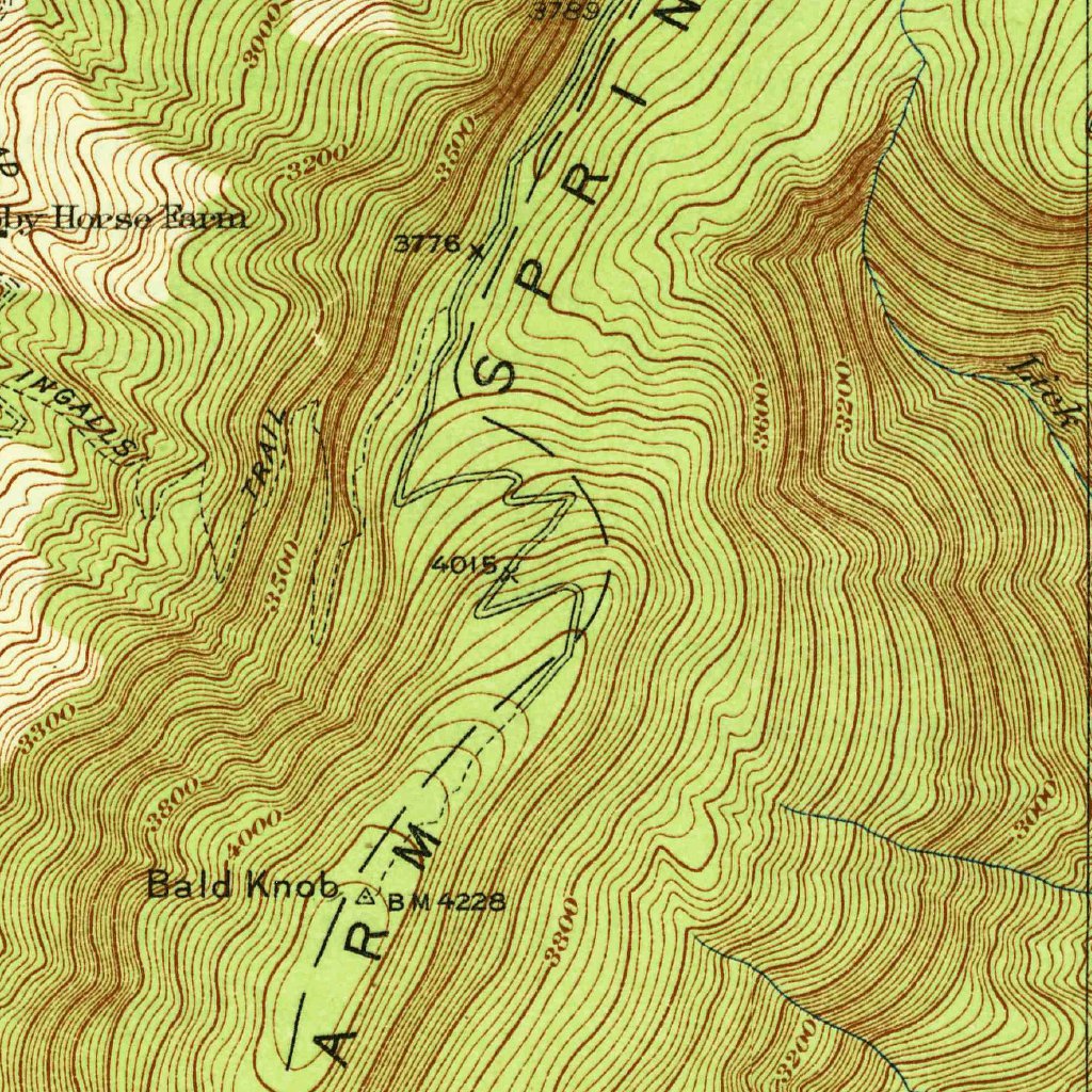 Healing Springs, VA (1933, 31680Scale) Map by United States Geological