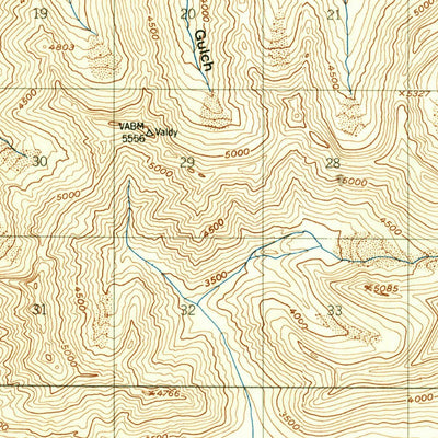 United States Geological Survey Healy A-1, AK (1952, 63360-Scale) digital map
