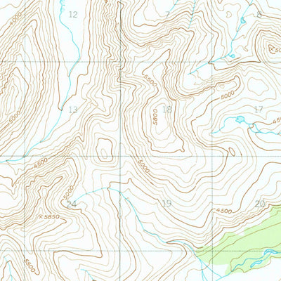 United States Geological Survey Healy A-3, AK (1950, 63360-Scale) digital map