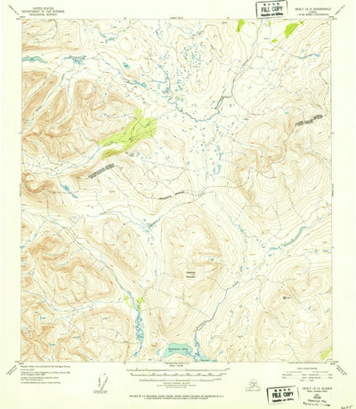 United States Geological Survey Healy A-3, AK (1952, 63360-Scale) digital map