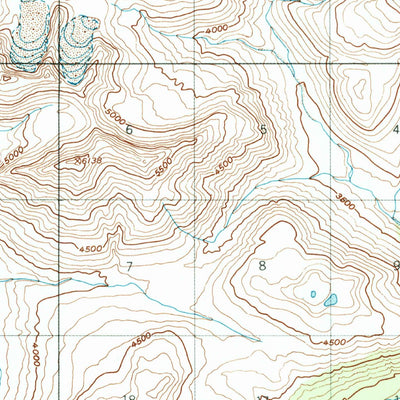 United States Geological Survey Healy A-4, AK (1950, 63360-Scale) digital map