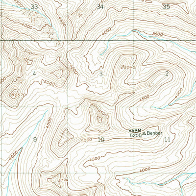 United States Geological Survey Healy A-5, AK (1950, 63360-Scale) digital map