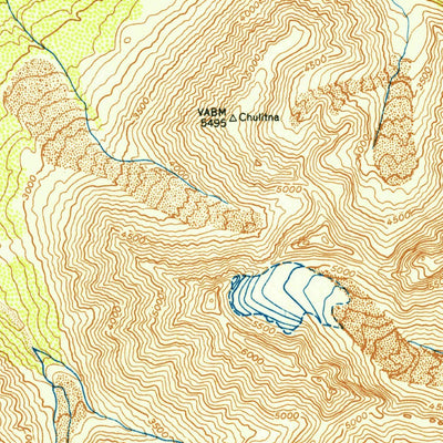 United States Geological Survey Healy A-5, AK (1952, 63360-Scale) digital map