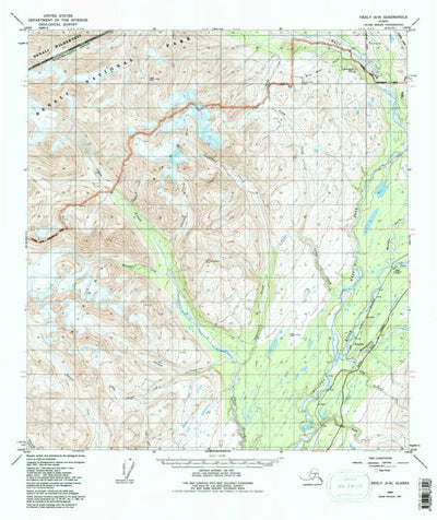 United States Geological Survey Healy A-6, AK (1949, 63360-Scale) digital map