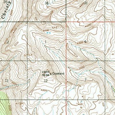 United States Geological Survey Healy A-6, AK (1949, 63360-Scale) digital map