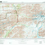 United States Geological Survey Healy, AK (1956, 250000-Scale) digital map