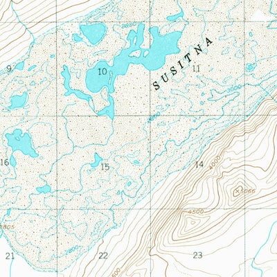 United States Geological Survey Healy B-1, AK (1950, 63360-Scale) digital map