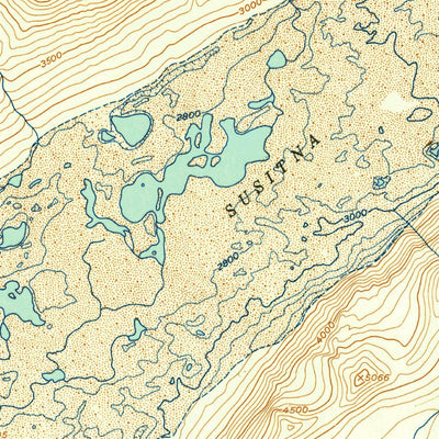 United States Geological Survey Healy B-1, AK (1952, 63360-Scale) digital map