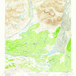 United States Geological Survey Healy B-2, AK (1952, 63360-Scale) digital map