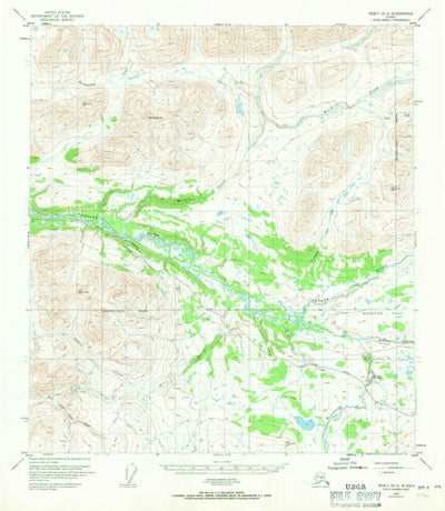 United States Geological Survey Healy B-3, AK (1950, 63360-Scale) digital map