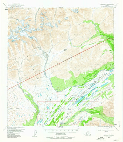 United States Geological Survey Healy B-5, AK (1956, 63360-Scale) digital map