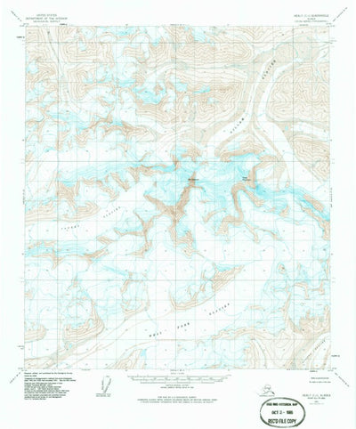 United States Geological Survey Healy C-1, AK (1951, 63360-Scale) digital map