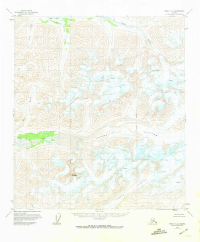 United States Geological Survey Healy C-2, AK (1951, 63360-Scale) digital map