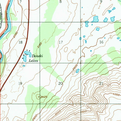 United States Geological Survey Healy C-4, AK (1950, 63360-Scale) digital map
