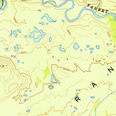 United States Geological Survey Healy C-4, AK (1952, 63360-Scale) digital map