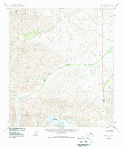 United States Geological Survey Healy D-1, AK (1949, 63360-Scale) digital map