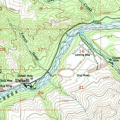 United States Geological Survey Healy D-4, AK (1950, 63360-Scale) digital map