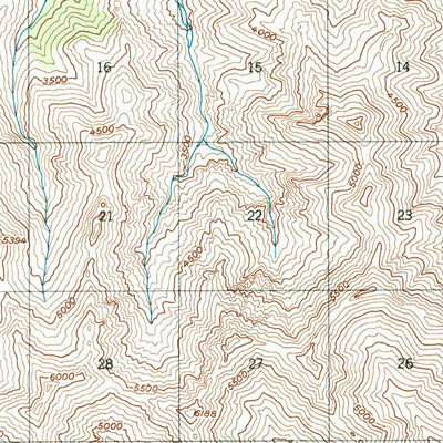 United States Geological Survey Healy D-5, AK (1951, 63360-Scale) digital map