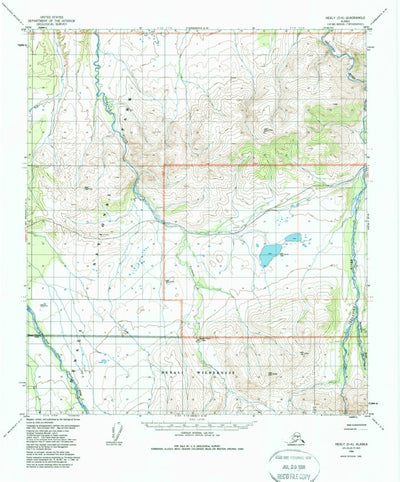 United States Geological Survey Healy D-6, AK (1954, 63360-Scale) digital map