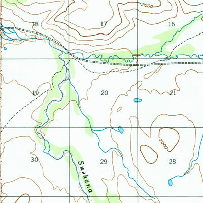 United States Geological Survey Healy D-6, AK (1954, 63360-Scale) digital map