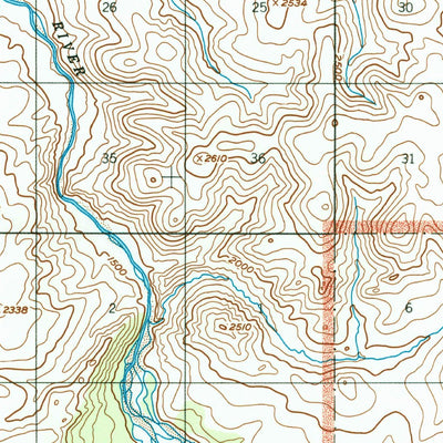 United States Geological Survey Healy D-6, AK (1954, 63360-Scale) digital map
