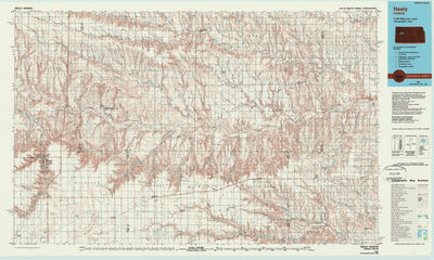 United States Geological Survey Healy, KS (1985, 100000-Scale) digital map