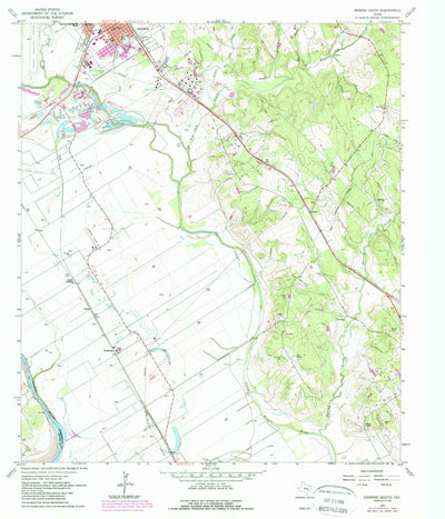 United States Geological Survey Hearne South, TX (1961, 24000-Scale) digital map