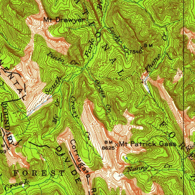 United States Geological Survey Heart Butte, MT (1914, 125000-Scale) digital map