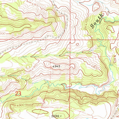 United States Geological Survey Heart Butte, MT (1968, 24000-Scale) digital map